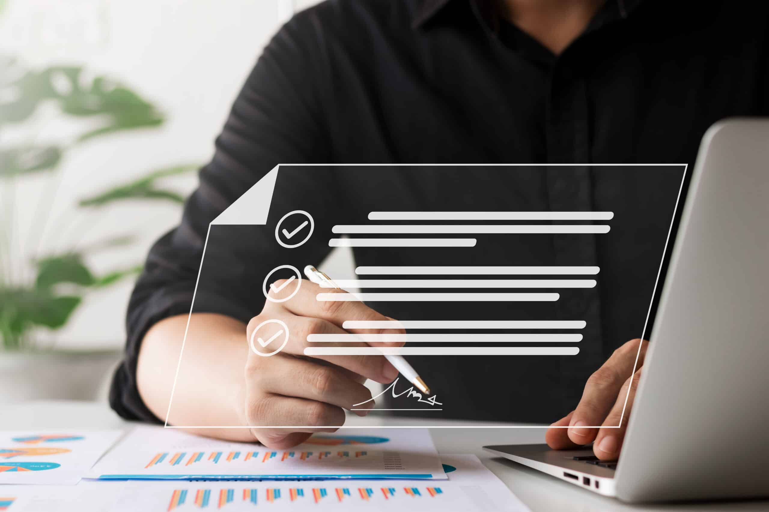 Como assinar documentos com segurança?
