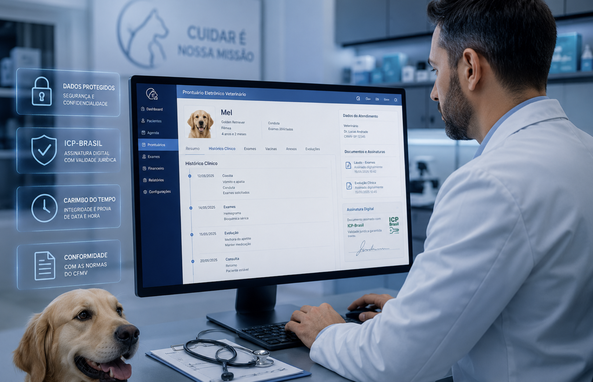Foto do case Prontuário eletrônico veterinário: como garantir validade jurídica e evitar riscos regulatórios
